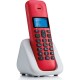CORDLESS PHONES  T301 CHERRY/GREY SINGLE ΜΕ ΑΝΟΙΧΤΗ ΑΚΡΟΑΣΗ